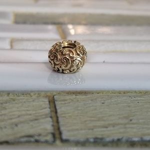Authentic gold pandora charm